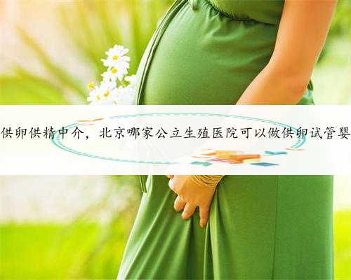 北京供卵供精中介，北京哪家公立生殖医院可以做供卵试管婴儿？