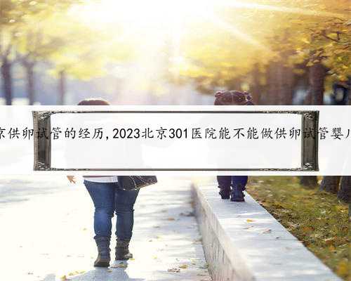 北京供卵试管的经历,2023北京301医院能不能做供卵试管婴儿？